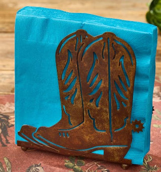 Cowboy Boot Napkin Holder
