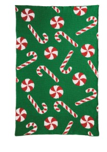 Knit Christmas Dish Towel