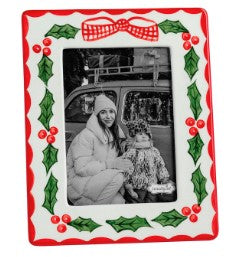 Christmas Holly Picture Frame