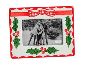 Christmas Holly Picture Frame