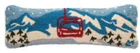 Ski The Peaks Wool Pillow