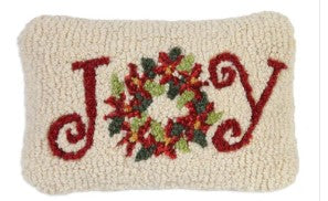 Poinsettia Joy Wool Pillow