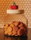 Nora Fleming Super Glass 6" Canister w/ Melamine Lid