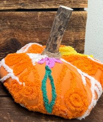 Round 6 Panel XL Vintage  Pumpkin