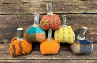 Square 4 Panel Small Pumpkin
