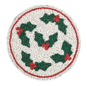 Christmas Beaded Trivet
