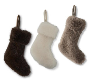 Mini Faux Fur Stocking