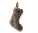 Mini Faux Fur Stocking