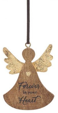 Angel Wood Ornament