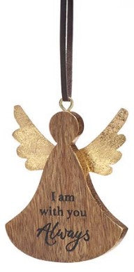 Angel Wood Ornament