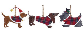 Dog Tin Ornament