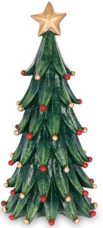 Decorated Red & Gold Ball Christmas Tree
