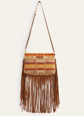 Look West Fringed Crossbody (Harding Tan)