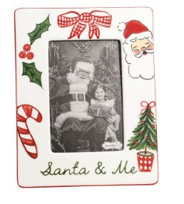 Christmas Santa and Me Picture Frame