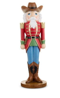 Multicolored Cowboy Nutcracker 18"