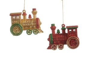 Traditional Train Ornament 3.5"