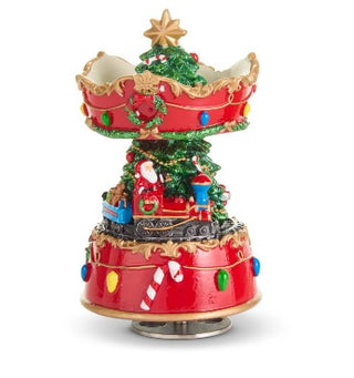 Animated Musical Train Carousel 5"