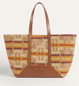 Look West Wide Tote (Harding Tan)