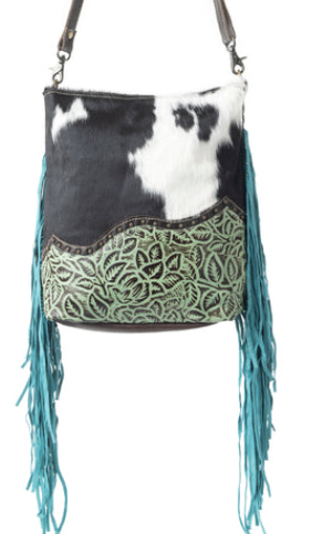 Tassels of Ocean Leather Hairon Bag