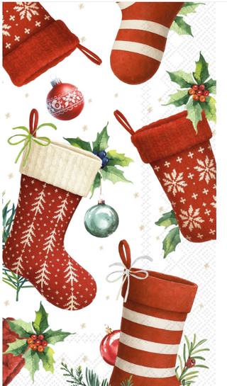 Christmas Stockings (Guest Towel)