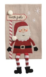 Christmas Dangle Leg Dish Towel