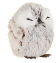 Gray Owl Ornament 4"
