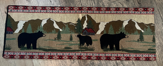 Mountain Bears Table Runner (#12125)