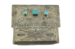 J. Alexander 3 Stone Stamped Feathers Box