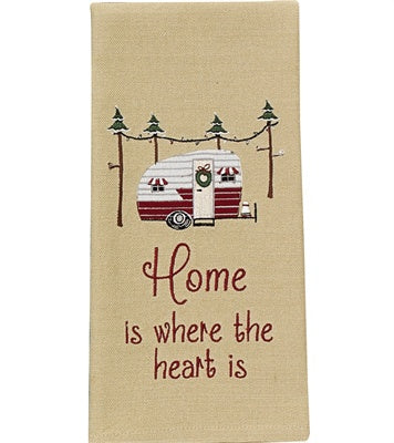 Home is Where the Heart is Dish Towel