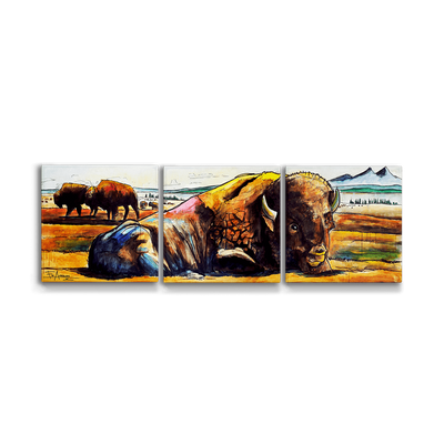 "American Buffalo" Metal Art (A3BX-1863BUFF)
