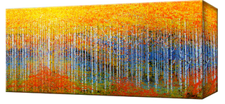 Colorful Aspens  Metal Art (A5BX-ASVIIII)