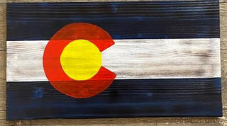 Rustic Colorado Flag (Small)