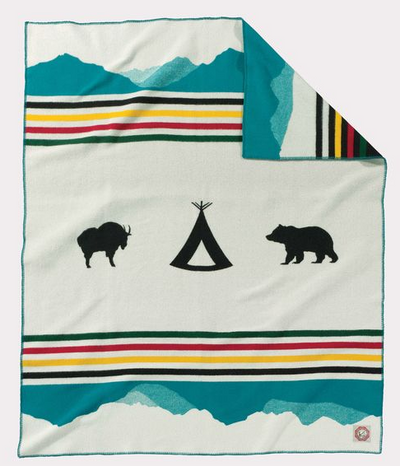 Crown of the Continent Blanket (Robe)