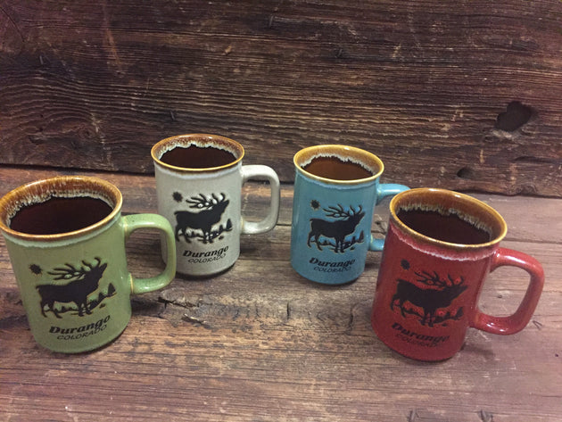 Durango Elk Ceramic Drip Coffee Mug