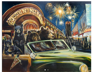 Bears Night Out Gallery Wrap