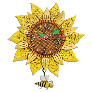 Bee Sunny Sun Flower Clock