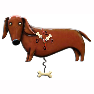 Oscar Dachshund Dog Clock