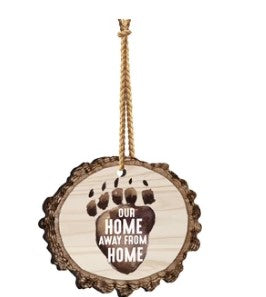 Our Home Away From Home Barky Hanging Sign