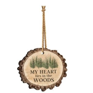 My Heart Barky Hanging Sign