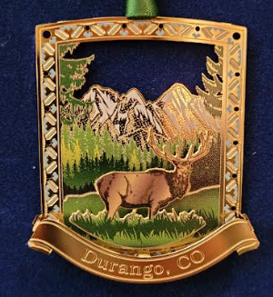 Durango Scenic Elk Ornament