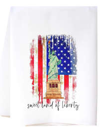 Sweet Land Of Liberty Dish Towel