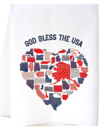 God Bless The USA Dish Towel