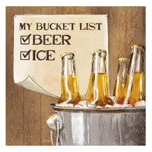 Bucket List (Beverage Napkin)