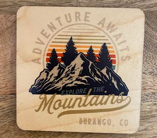 Adventure Awaits Durango Co. Coaster/Magnet