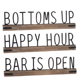 Tabletop Bar Sign