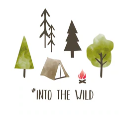 Into The Wild (Beverage Napkin)