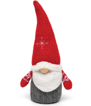 Swede Gnome Red Hat w/Snowflake
