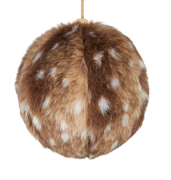 Fawn Faux Fur Ornament