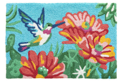 Blooming Cactus Hummingbird Rug(20 x 30)