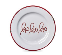 Ho Ho Ho Distressed Appetizer Plate